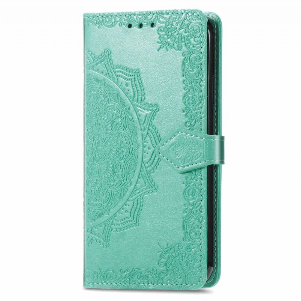 Folio-hoesje Google Pixel 9 Pro Xl Telefoonhoesje Barok Mandala Met Bandje