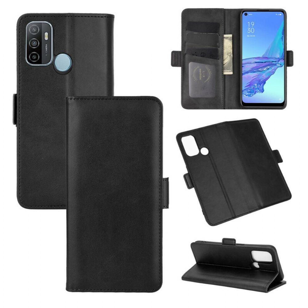 Folio-hoesje voor Oppo A53 / A53s Flip Case Dubbele Klep