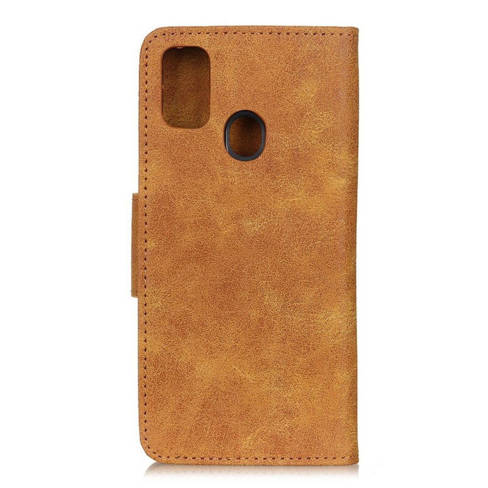 Folio-hoesje voor Oppo A53 / A53s Vintage Splitleer