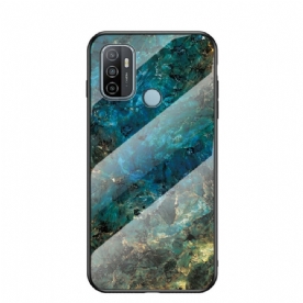 Hoesje voor Oppo A53 / A53s Premium Kleuren Gehard Glas