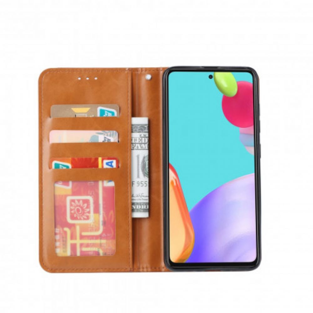 Bescherming Hoesje voor Samsung Galaxy A72 4G / 5G Folio-hoesje Kunstleer Kaarthouder