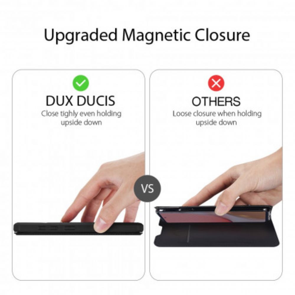 Bescherming Hoesje voor Samsung Galaxy A72 4G / 5G Folio-hoesje Magnetische Dux Ducis