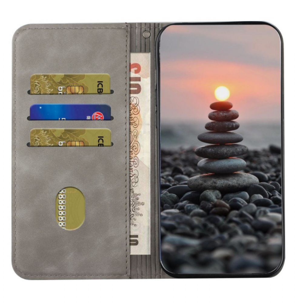 Bescherming Hoesje voor Samsung Galaxy A72 4G / 5G Folio-hoesje S-design Lederen Stijl