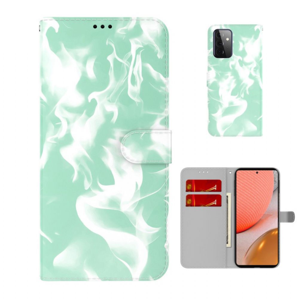 Flip Case voor Samsung Galaxy A72 4G / 5G Abstract Patroon