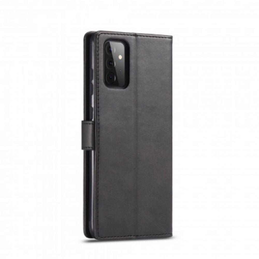 Flip Case voor Samsung Galaxy A72 4G / 5G Lc.imeeke Leereffect