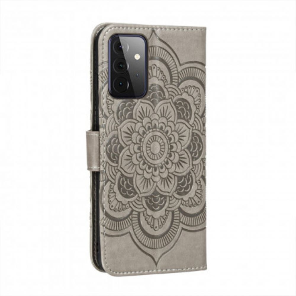 Flip Case voor Samsung Galaxy A72 4G / 5G Volledige Mandala