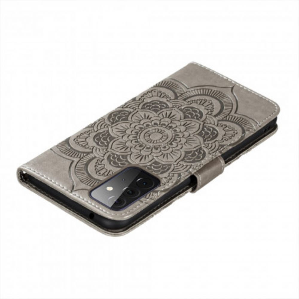 Flip Case voor Samsung Galaxy A72 4G / 5G Volledige Mandala