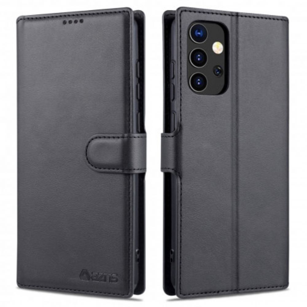 Folio-hoesje voor Samsung Galaxy A72 4G / 5G Azns Retro