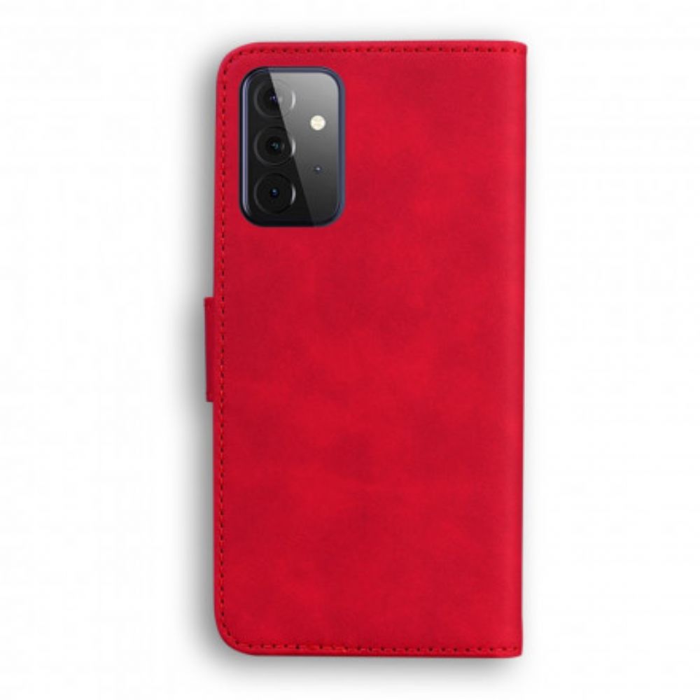 Folio-hoesje voor Samsung Galaxy A72 4G / 5G Vintage Couture Leerstijl