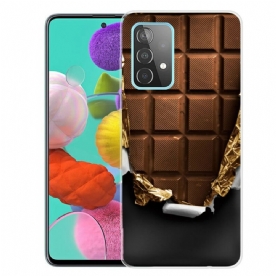 Hoesje voor Samsung Galaxy A72 4G / 5G Chocolade Flexibel