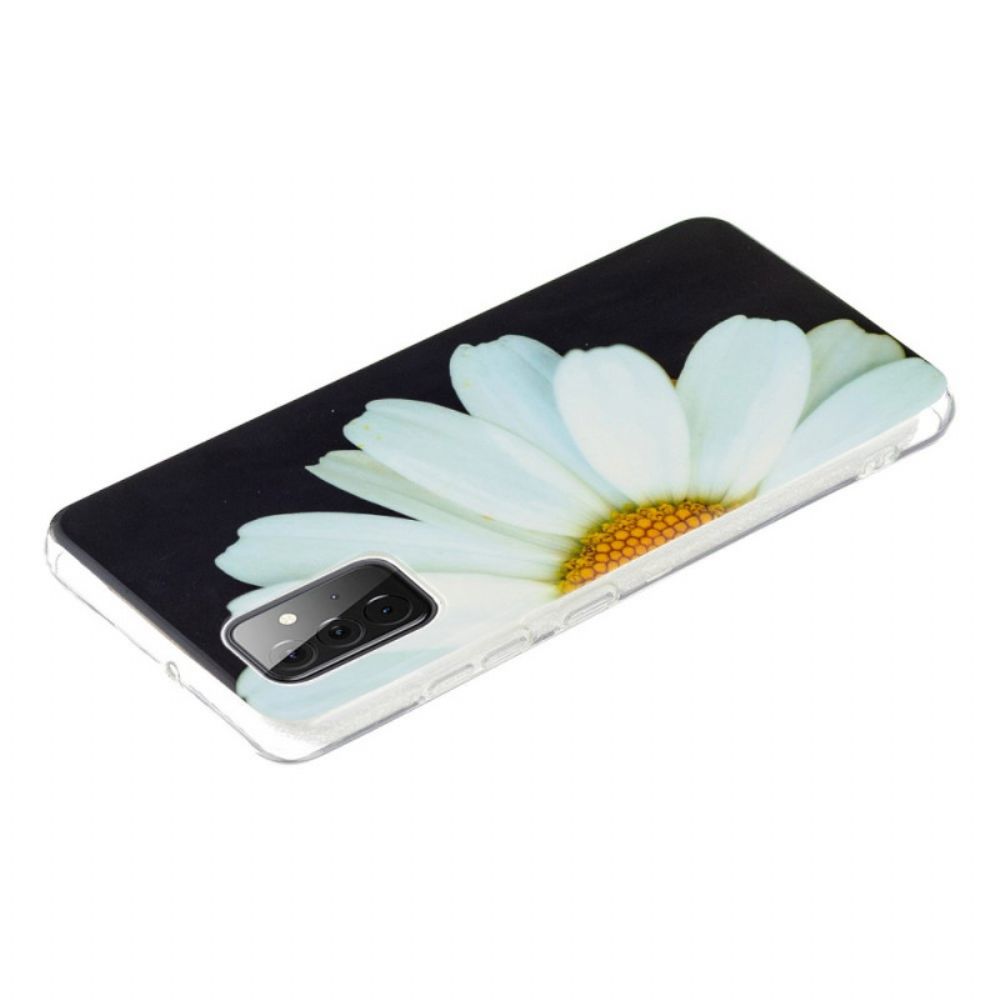 Hoesje voor Samsung Galaxy A72 4G / 5G Fluorescerende Bloemenreeks