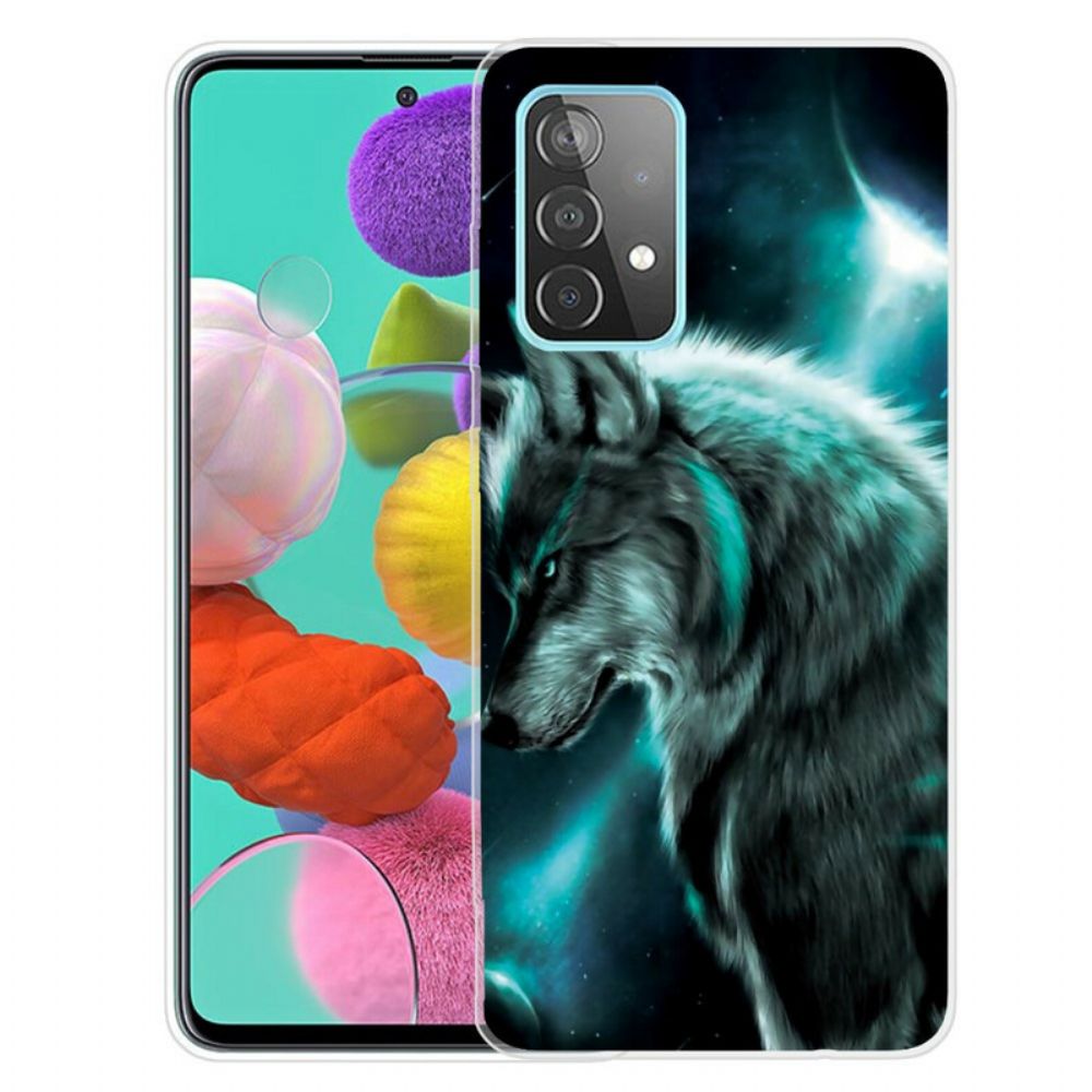 Hoesje voor Samsung Galaxy A72 4G / 5G Koninklijke Wolf