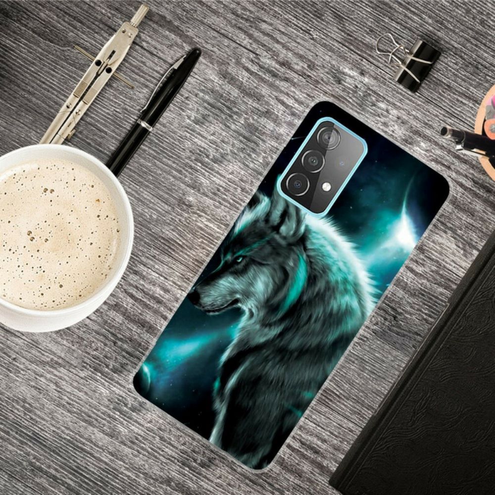 Hoesje voor Samsung Galaxy A72 4G / 5G Koninklijke Wolf