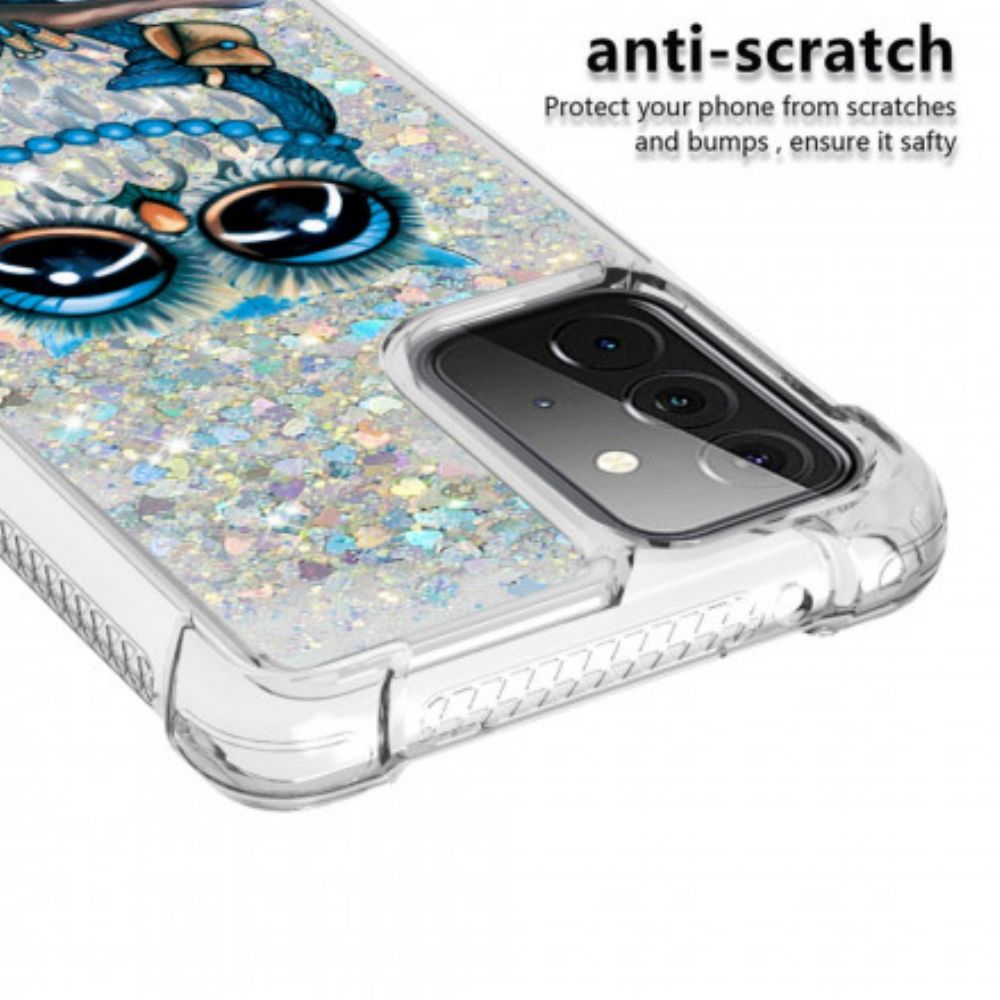 Hoesje voor Samsung Galaxy A72 4G / 5G Miss Glitteruil