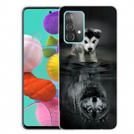 Hoesje voor Samsung Galaxy A72 4G / 5G Puppy Dream