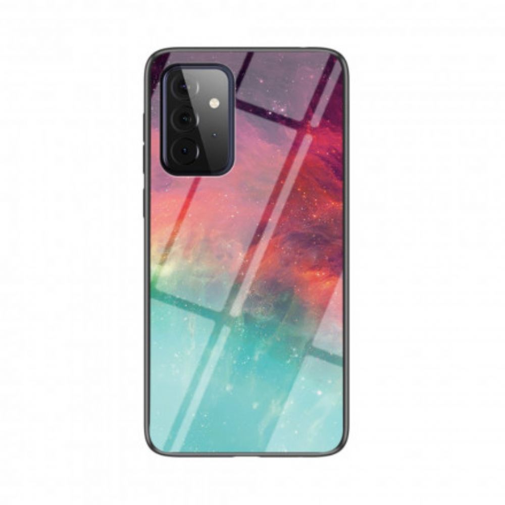 Hoesje voor Samsung Galaxy A72 4G / 5G Schoonheid Gehard Glas