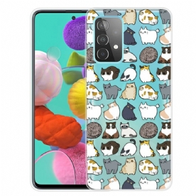 Hoesje voor Samsung Galaxy A72 4G / 5G Top Katten