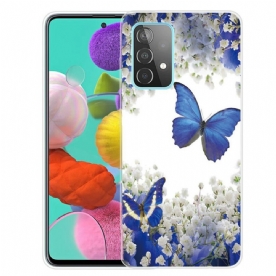 Hoesje voor Samsung Galaxy A72 4G / 5G Vlinders Ontwerp