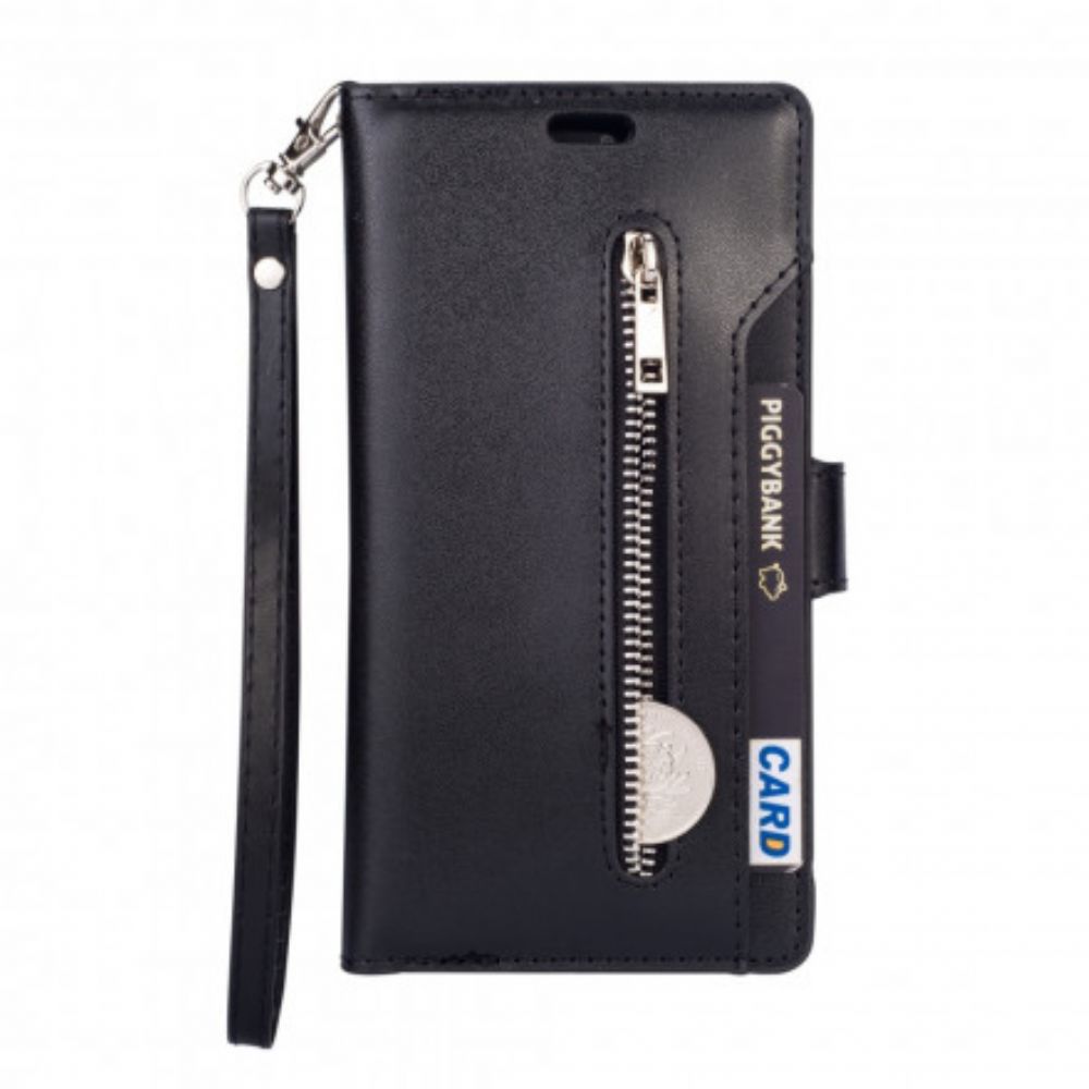 Leren Hoesje voor Samsung Galaxy A72 4G / 5G Portemonnee Met Lanyard