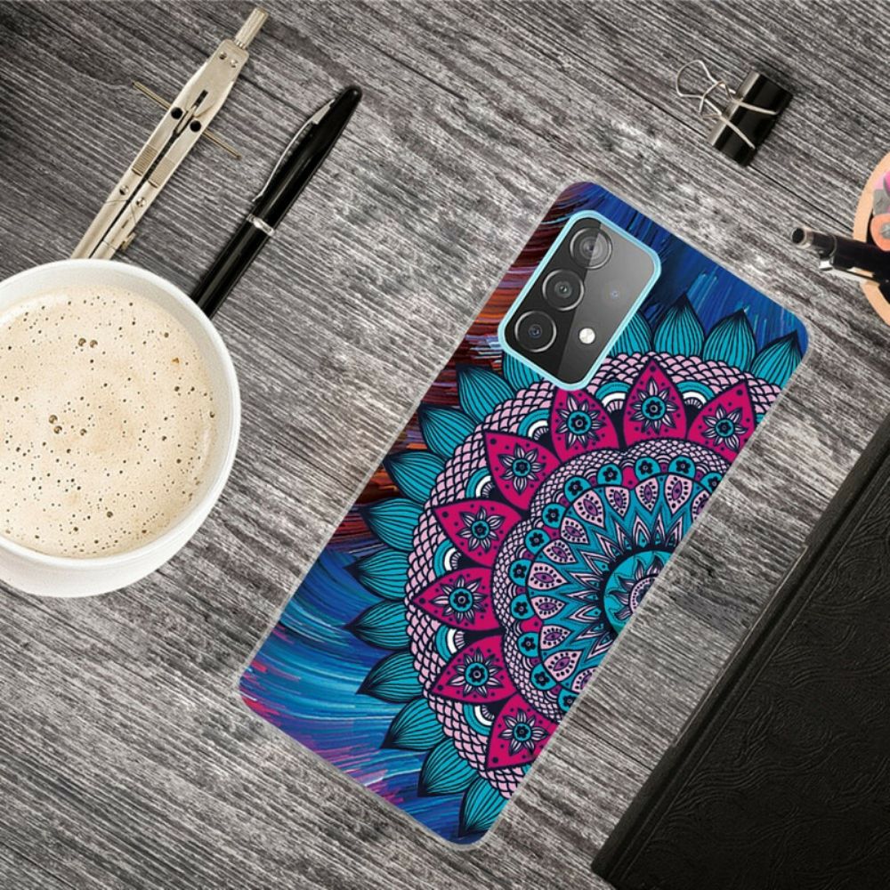 Telefoonhoesje voor Samsung Galaxy A72 4G / 5G Kleurrijke Mandala