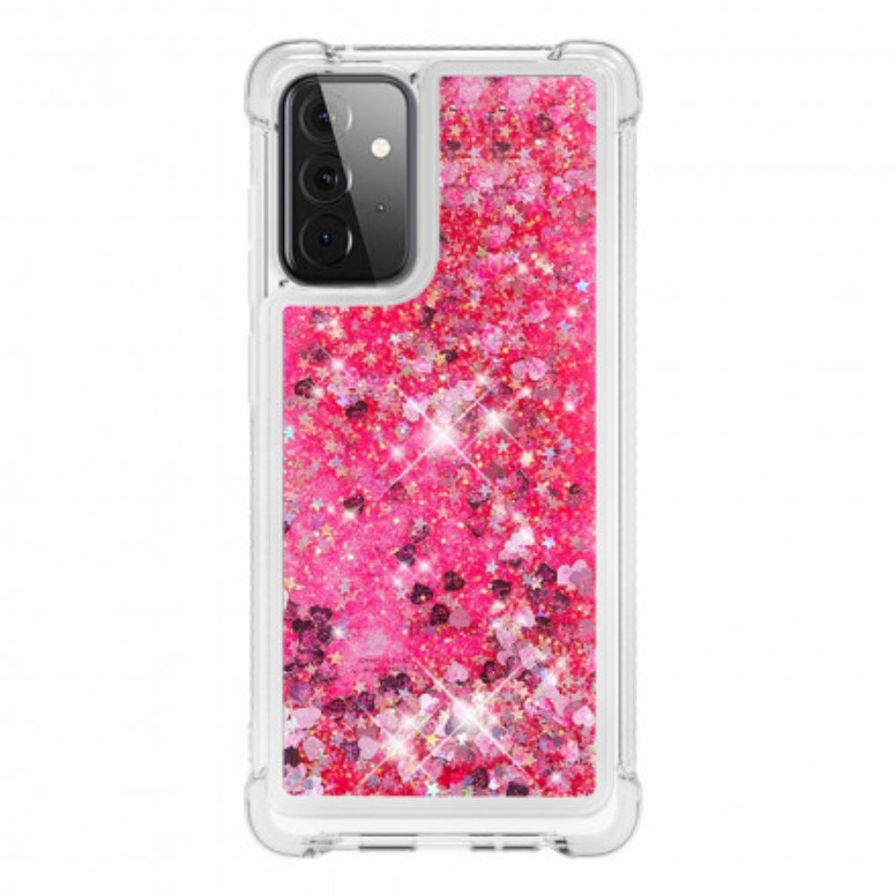 Telefoonhoesje voor Samsung Galaxy A72 4G / 5G Verlangen Glitter