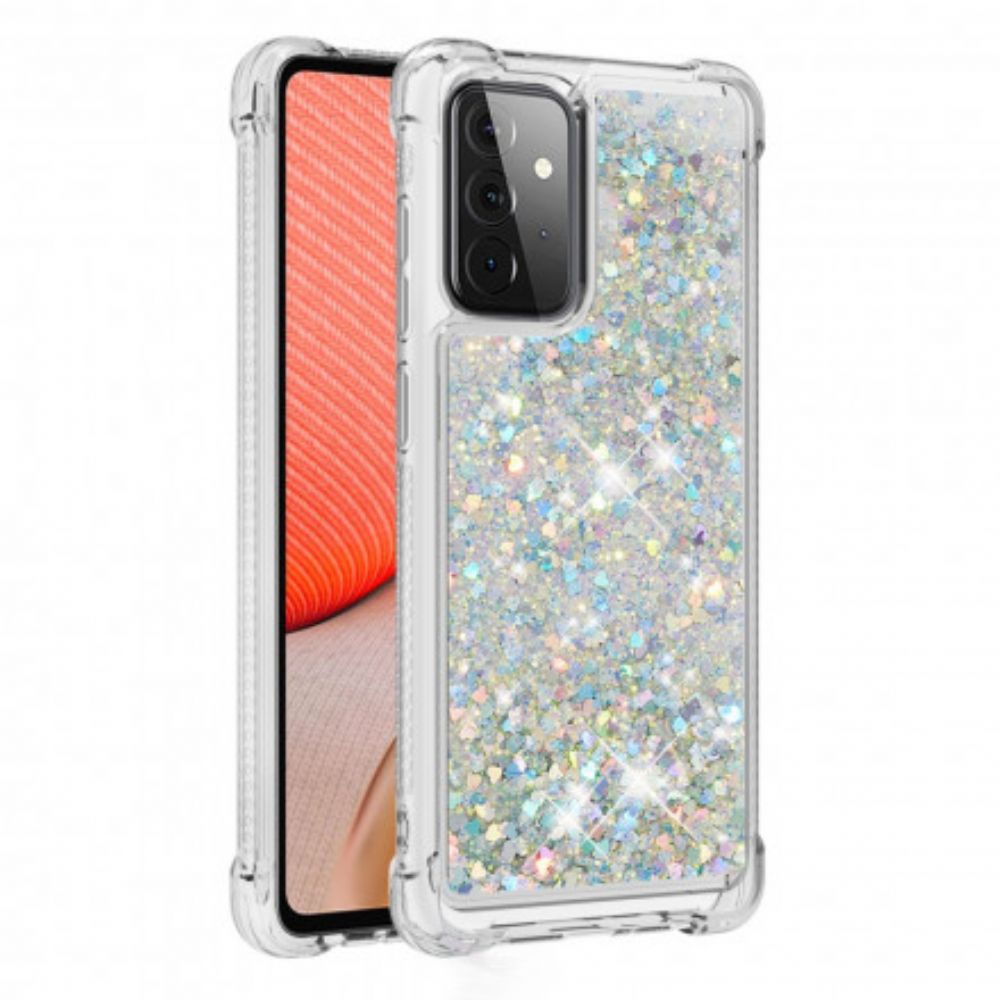 Telefoonhoesje voor Samsung Galaxy A72 4G / 5G Verlangen Glitter