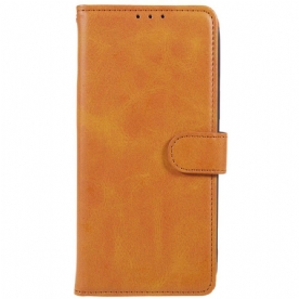 Flip Case Leren Xiaomi 14 Pro Ledereffect Met Riem