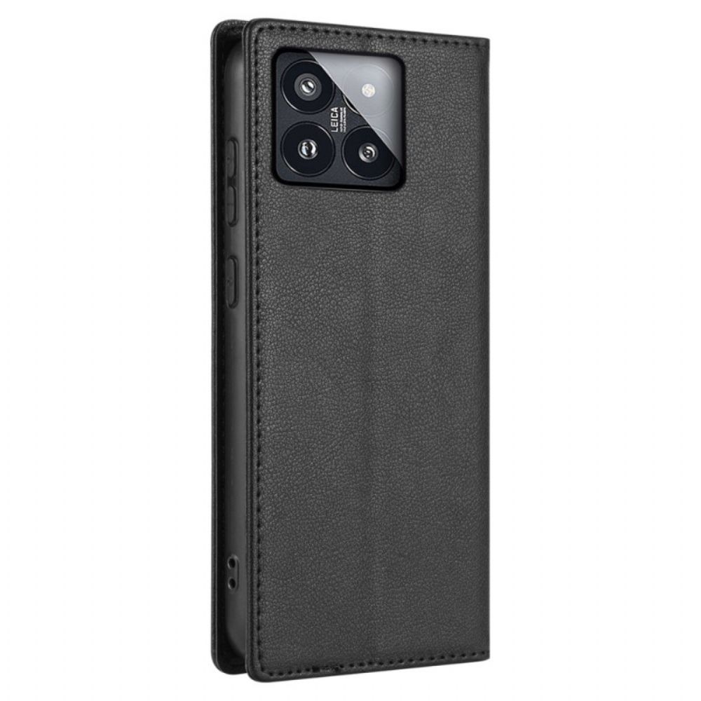 Folio-hoesje Xiaomi 14 Pro Leerstijl