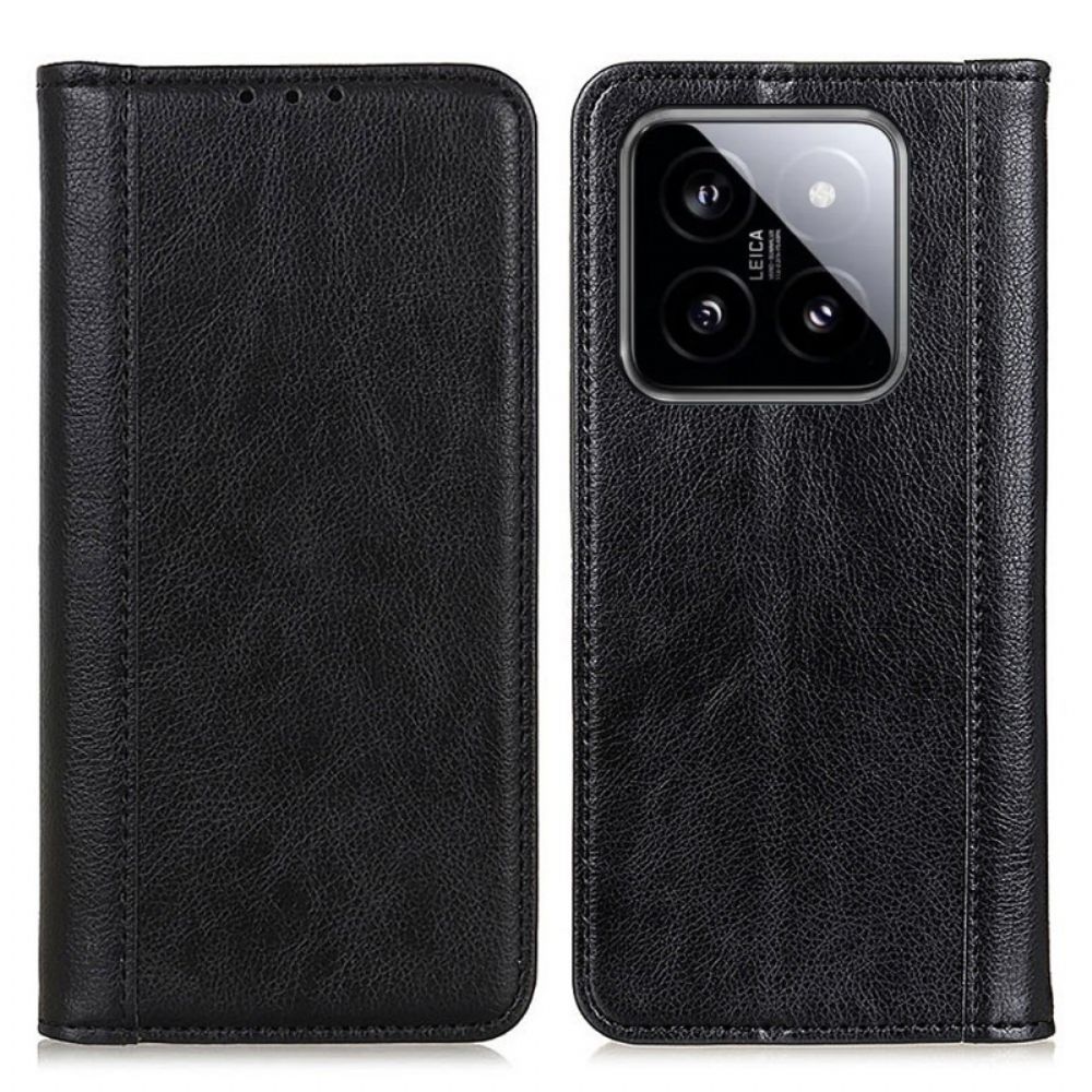 Folio-hoesje Xiaomi 14 Pro Splitleer Bescherming Hoesje