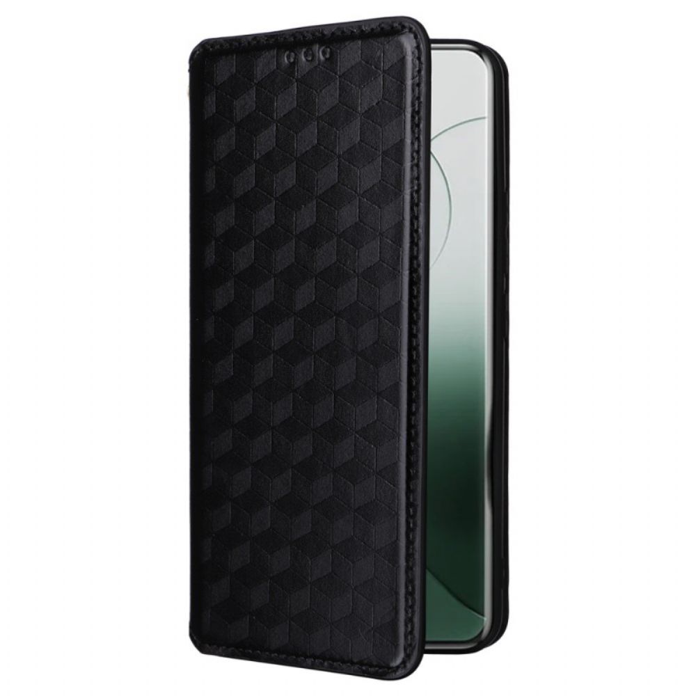 Folio-hoesje Xiaomi 14 Pro Telefoonhoesje 3d-kubussen