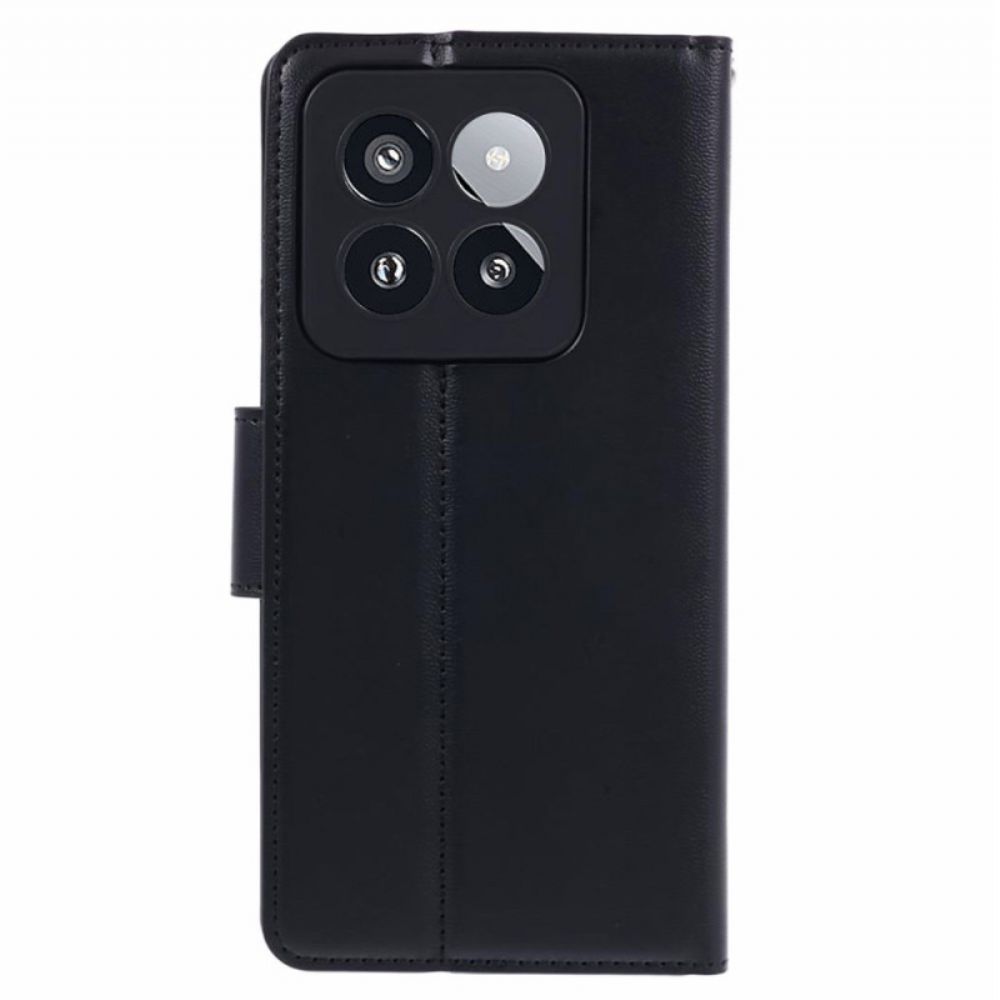 Leren Hoesje Voor Xiaomi 14 Pro Molenserie Hanman