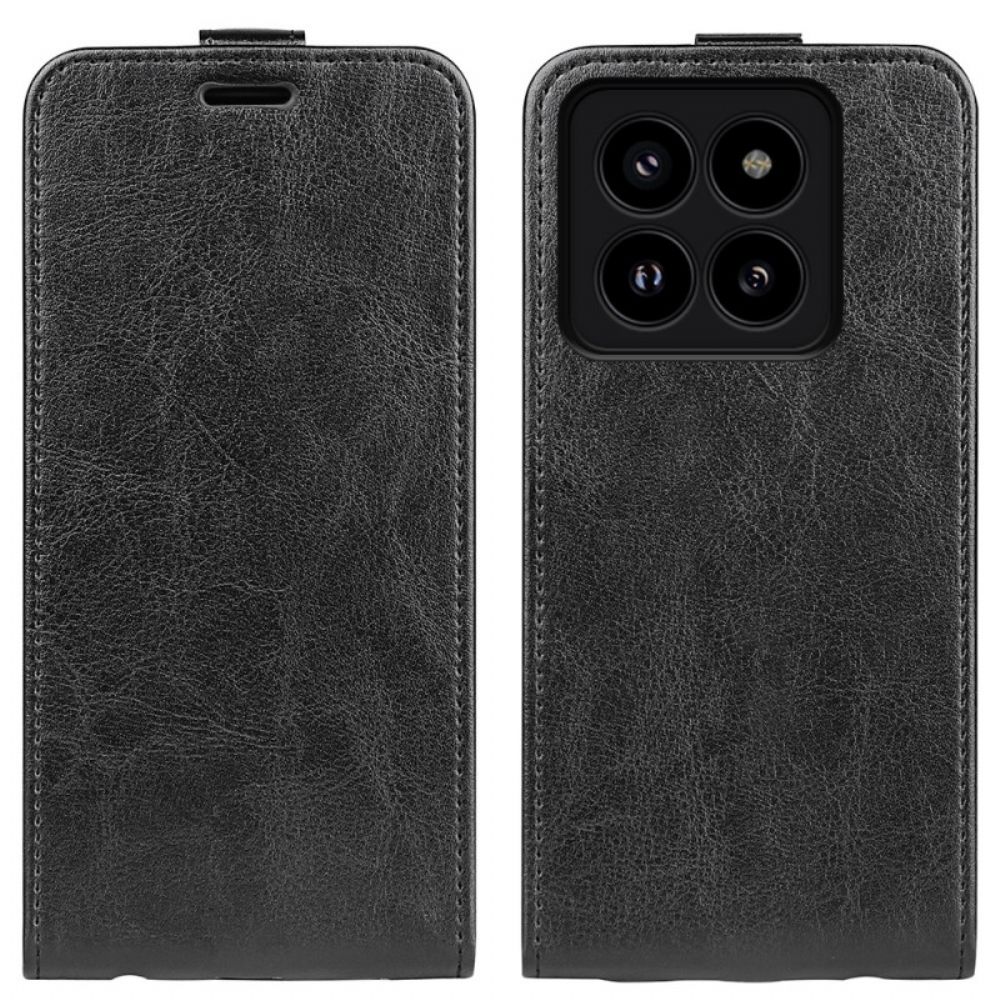 Leren Hoesje Voor Xiaomi 14 Pro Verticale Klep