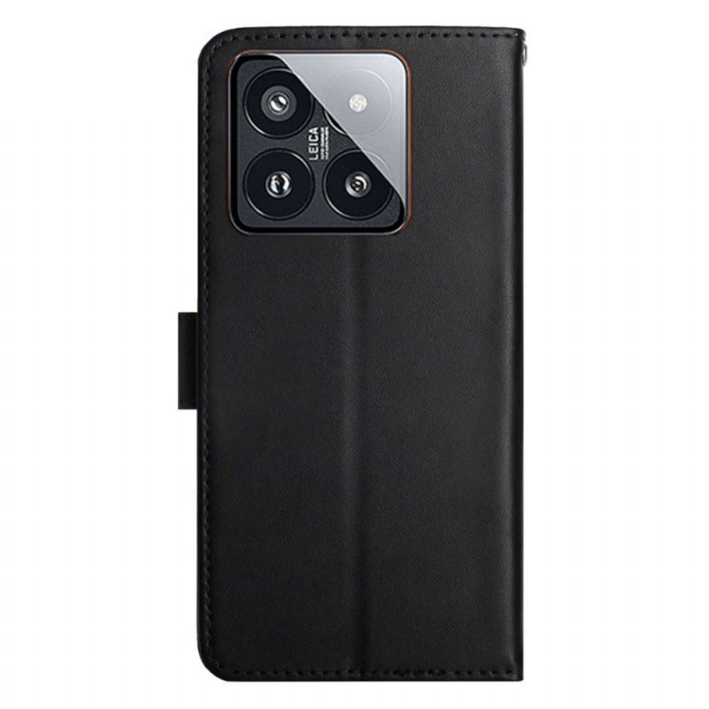 Leren Hoesje Xiaomi 14 Pro Nappaleer