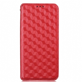 Bescherming Hoesje voor Samsung Galaxy M53 5G Folio-hoesje 3d-kubussen