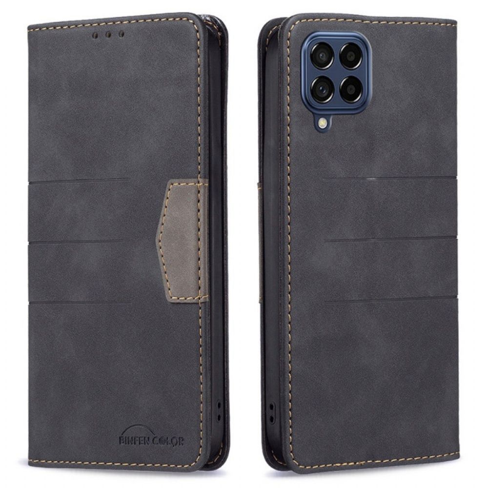 Bescherming Hoesje voor Samsung Galaxy M53 5G Folio-hoesje Binfen-kleur