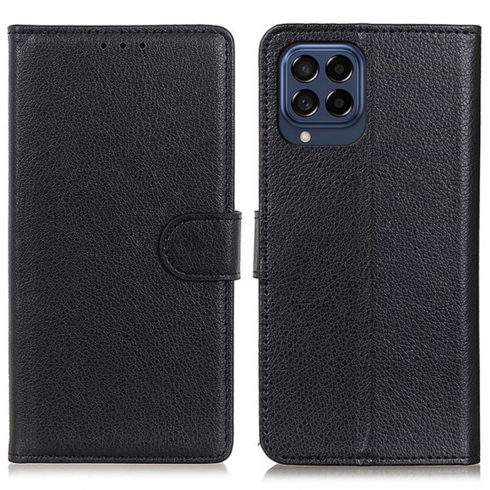 Flip Case voor Samsung Galaxy M53 5G Traditioneel Kunstleer