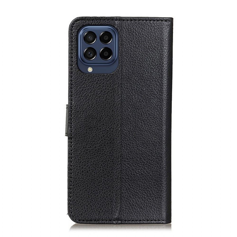 Flip Case voor Samsung Galaxy M53 5G Traditioneel Kunstleer