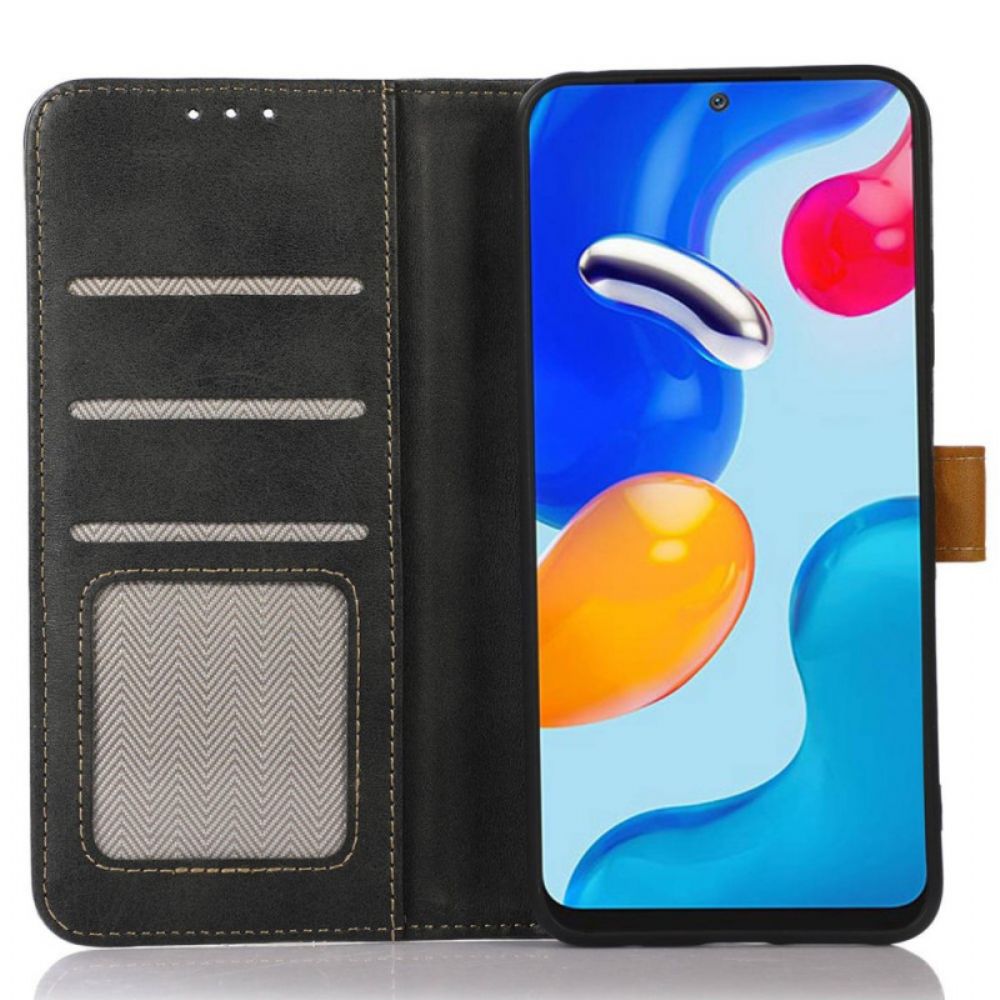 Flip Case voor Samsung Galaxy M53 5G Vintage Riem