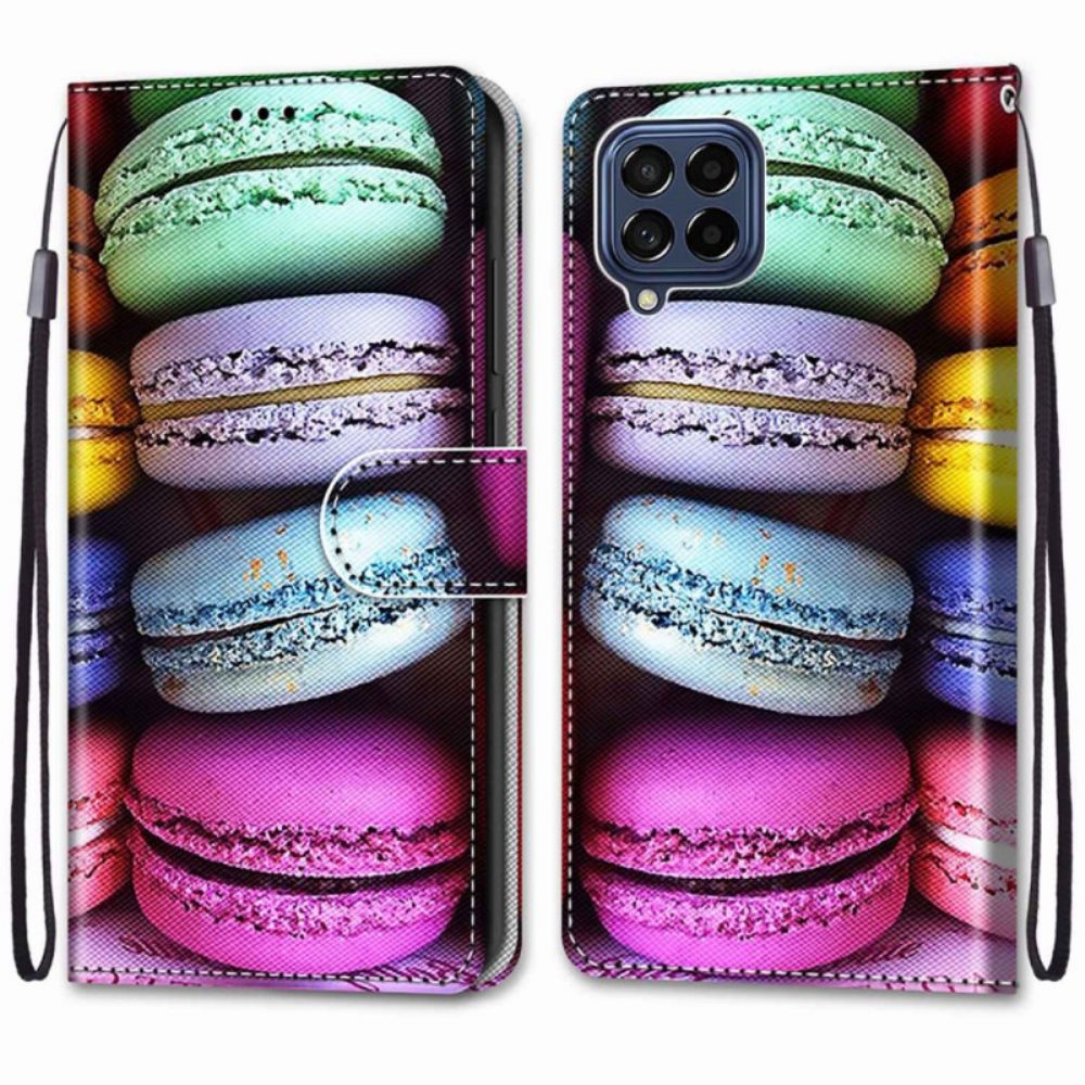 Folio-hoesje voor Samsung Galaxy M53 5G Bitterkoekjes