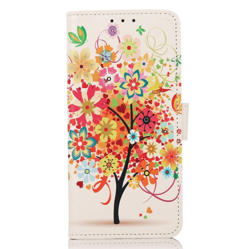 Folio-hoesje voor Samsung Galaxy M53 5G Bloeiende Boom