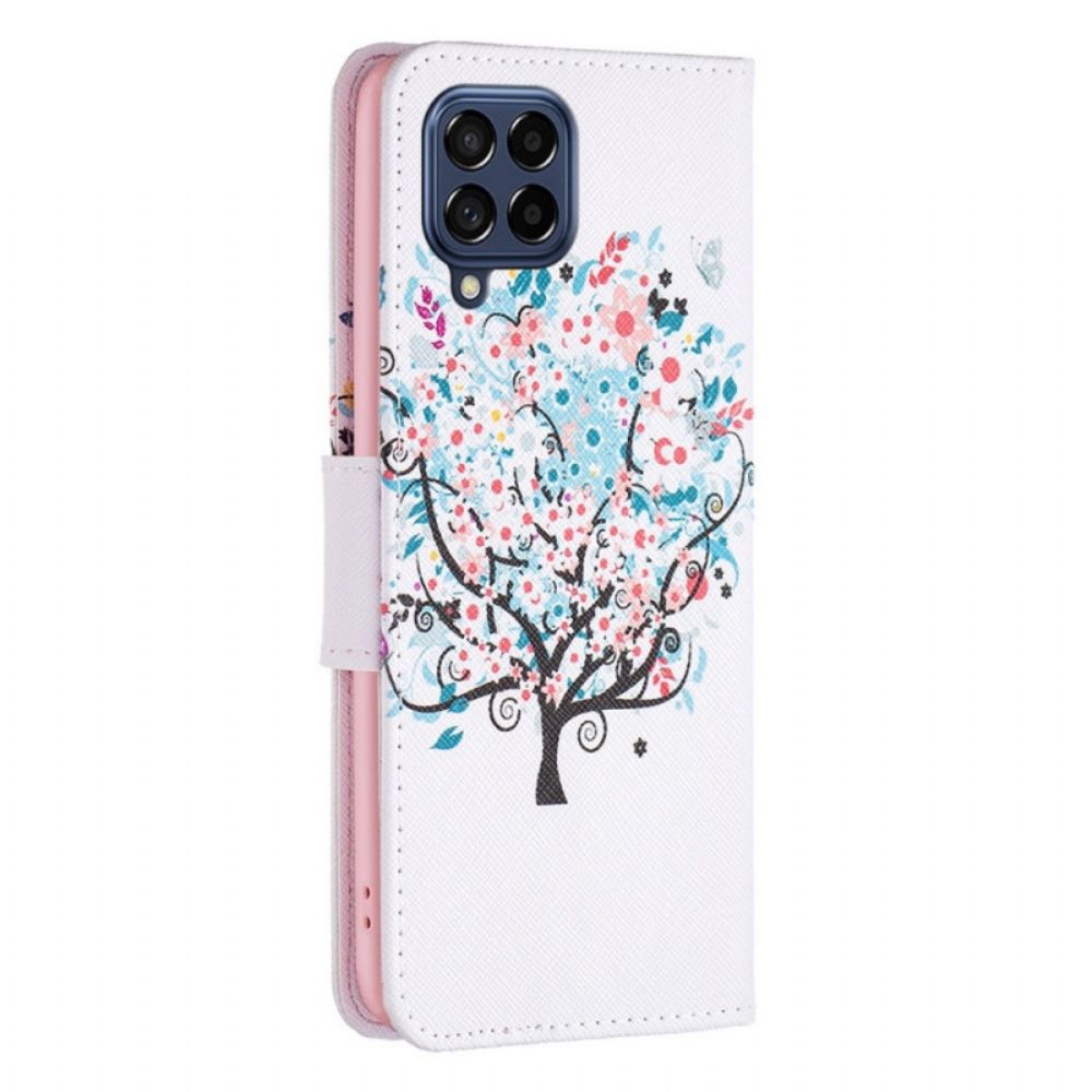 Folio-hoesje voor Samsung Galaxy M53 5G Bloemrijke Boom