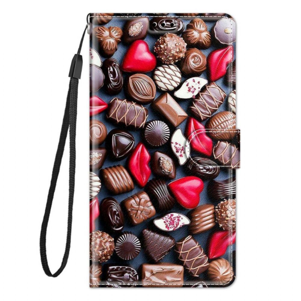 Folio-hoesje voor Samsung Galaxy M53 5G Chocolade