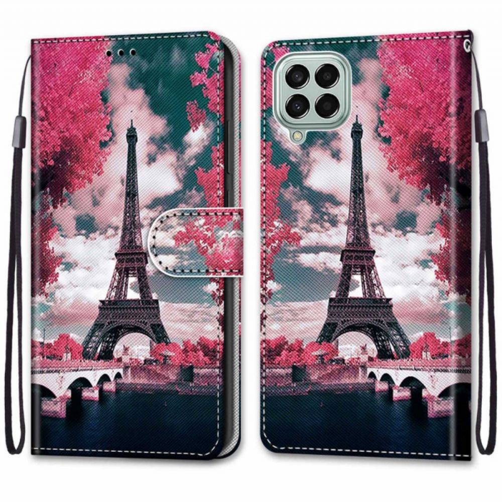 Folio-hoesje voor Samsung Galaxy M53 5G Eiffeltoren