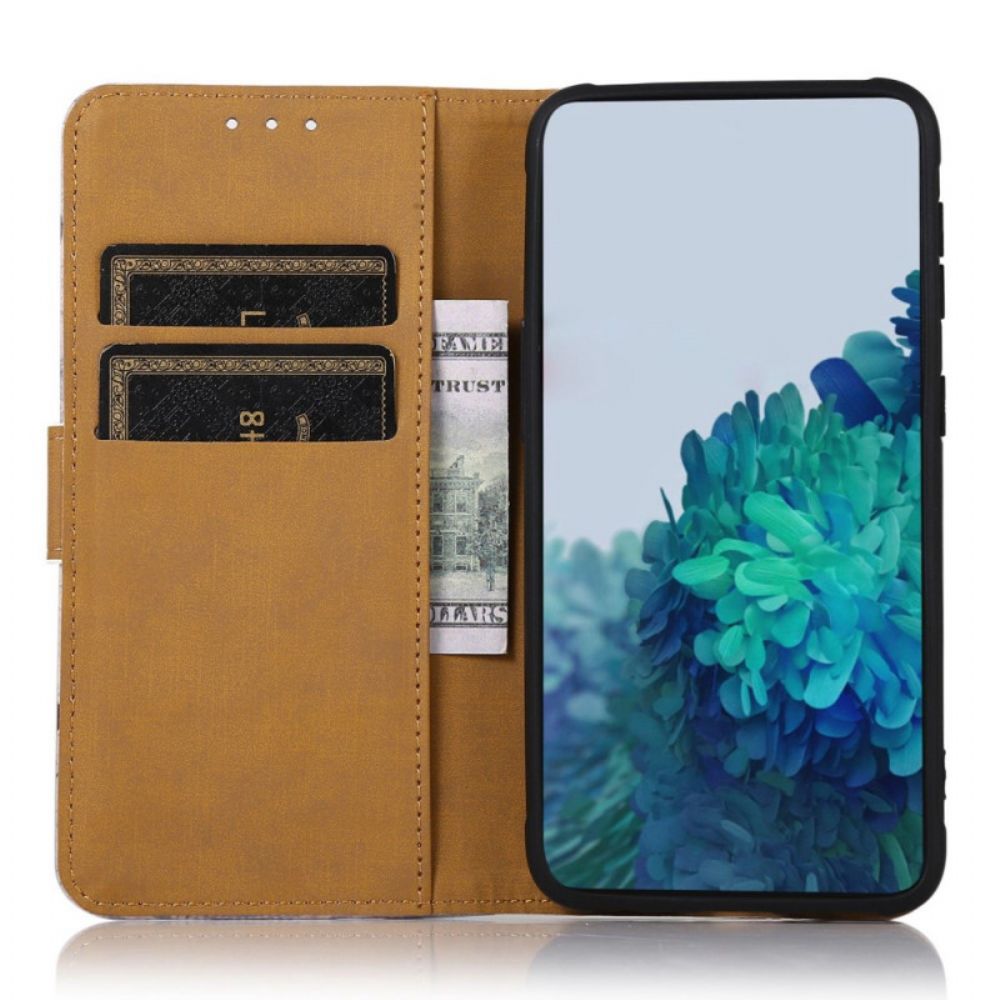 Folio-hoesje voor Samsung Galaxy M53 5G Felle Tijger