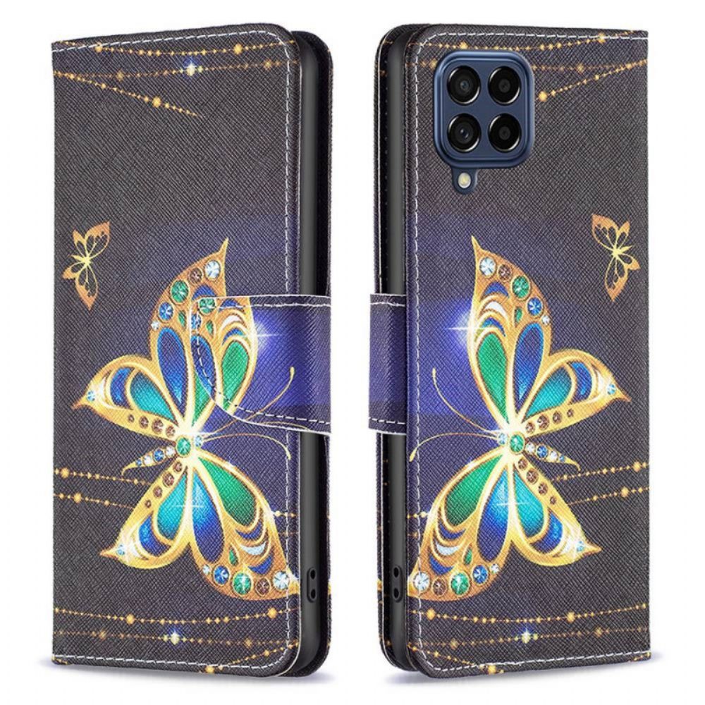 Folio-hoesje voor Samsung Galaxy M53 5G Koninklijke Vlinder