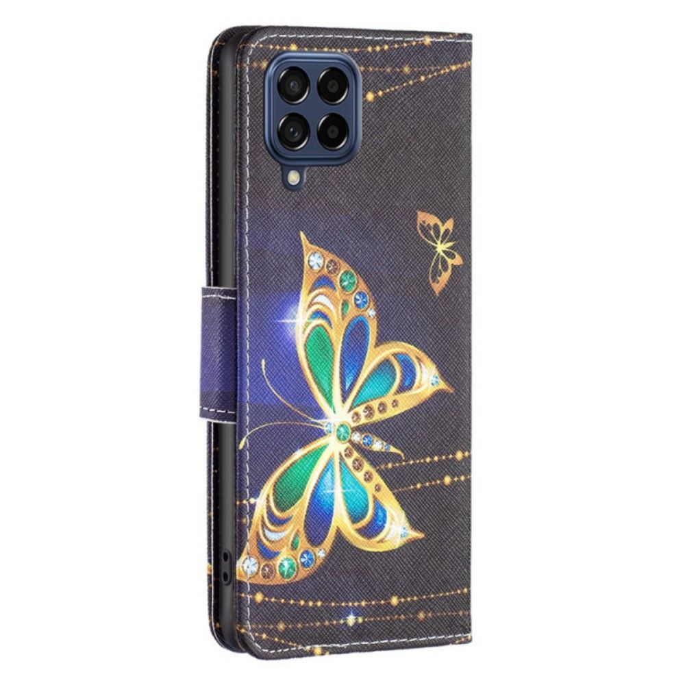 Folio-hoesje voor Samsung Galaxy M53 5G Koninklijke Vlinder