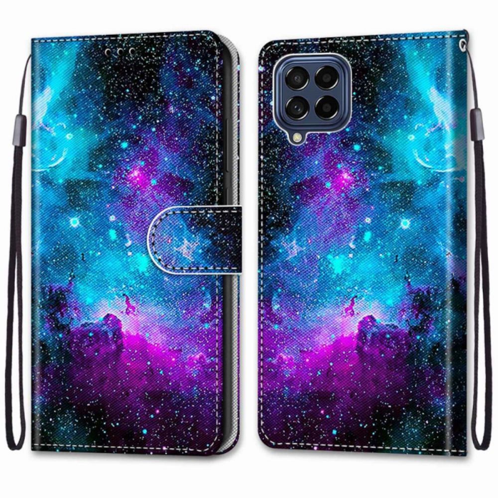 Folio-hoesje voor Samsung Galaxy M53 5G Kosmische Hemel