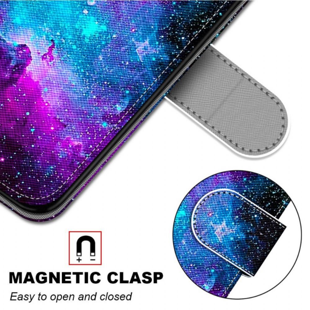 Folio-hoesje voor Samsung Galaxy M53 5G Kosmische Hemel