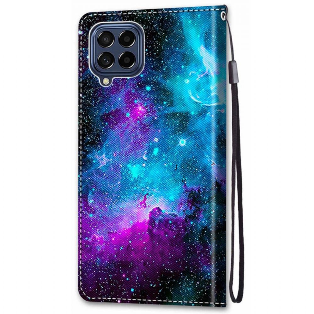 Folio-hoesje voor Samsung Galaxy M53 5G Kosmische Hemel