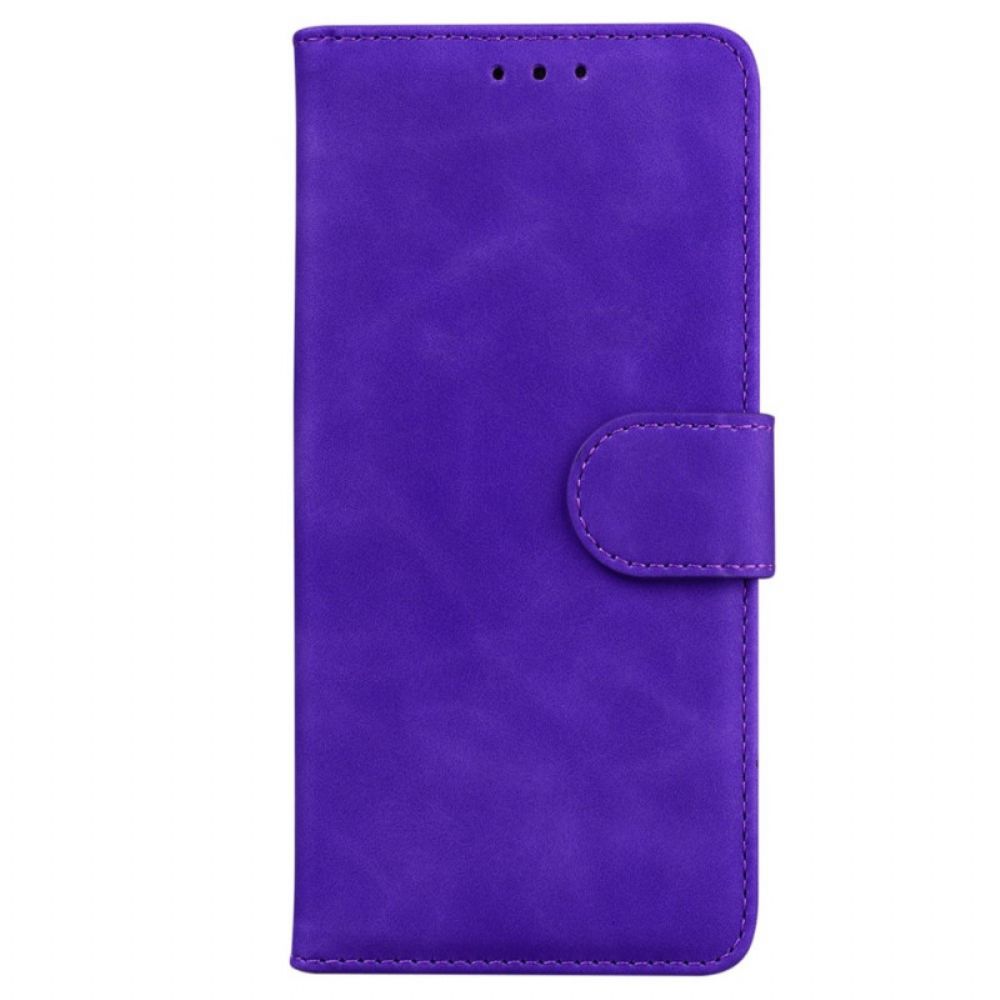 Folio-hoesje voor Samsung Galaxy M53 5G Kunstleer Effen